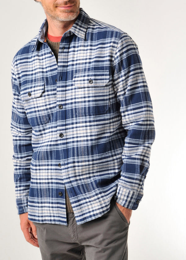 Oakford Overshirt Midnight Navy