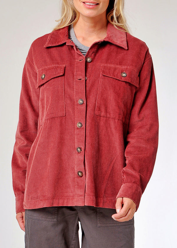 Budleigh Overshirt Dusk Pink