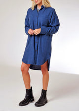 Anderton Dress Burgs Navy