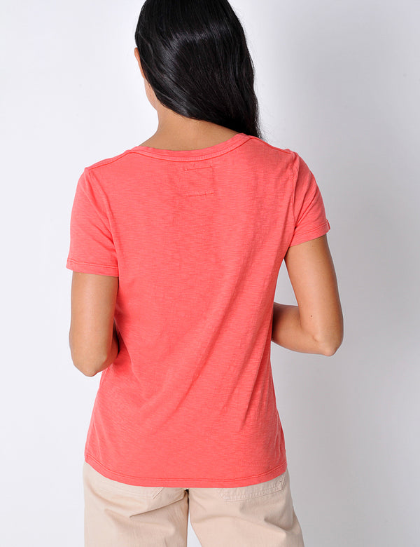 Brocton Tee in Tomato