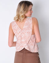 Cutmere Top in Stone