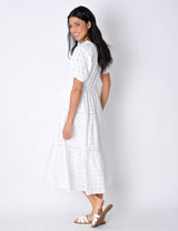 Brooks Dress in Off White