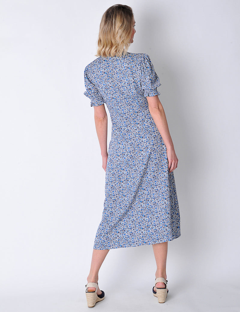 Mellion Dress in Blue