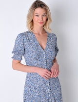 Mellion Dress in Blue