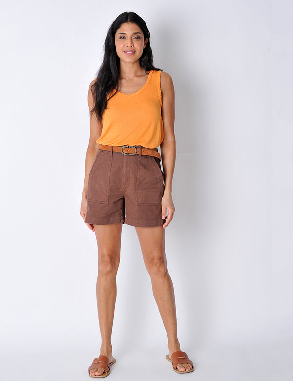 Minver Shorts in Chocolate Brown