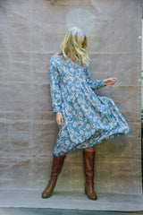 Freya Blue Floral Dress