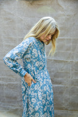 Freya Blue Floral Dress