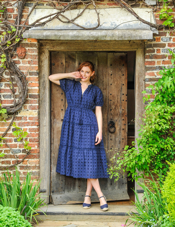 Brooks Dress in Navy