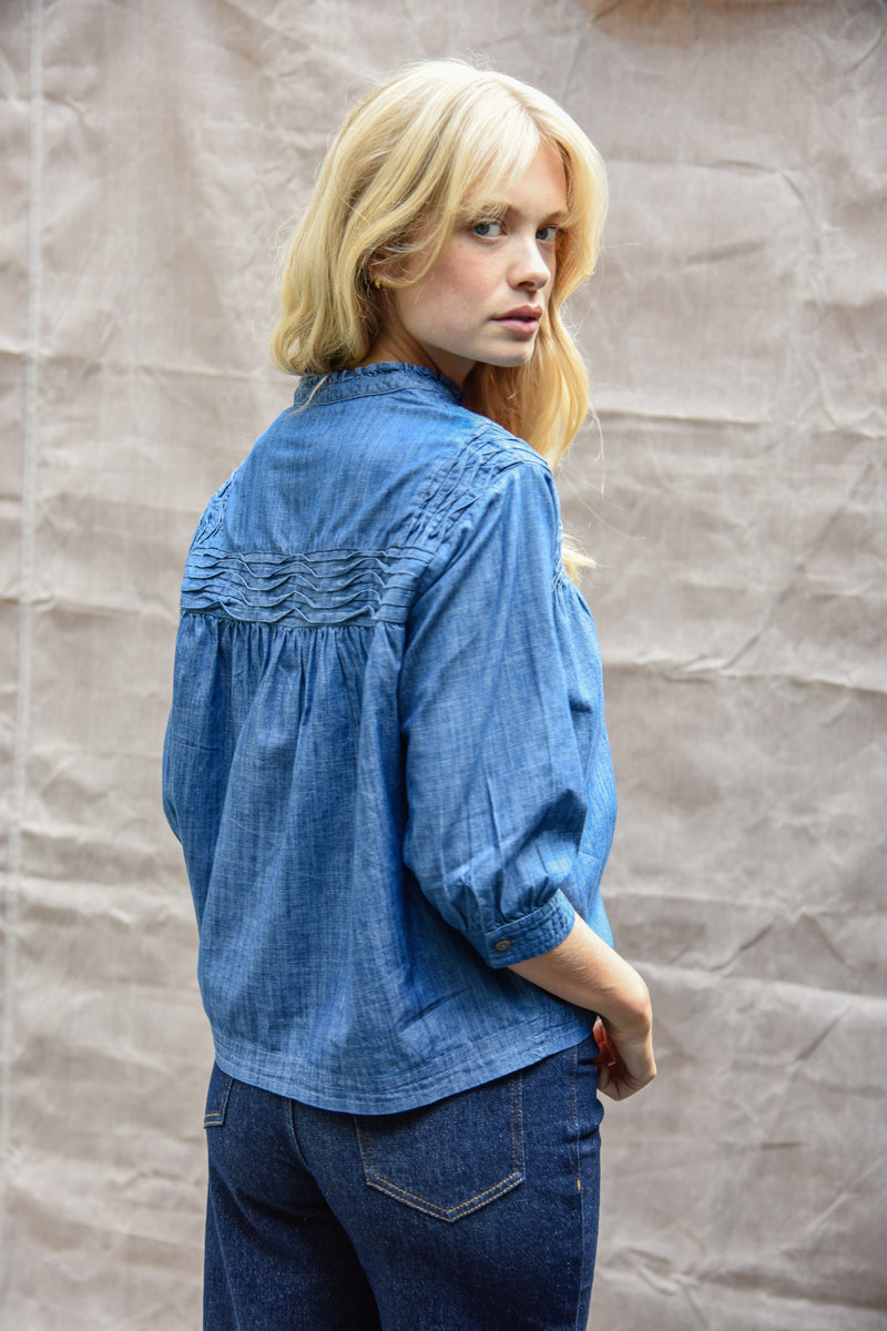 Annie Chambray Blouse