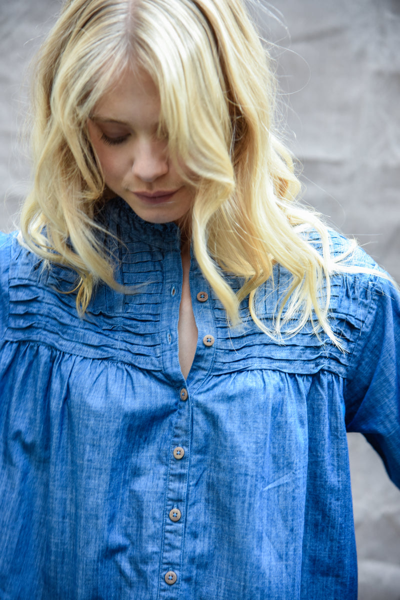 Annie Chambray Blouse