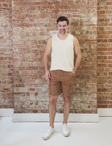 Northleigh Shorts in Dark Ochre