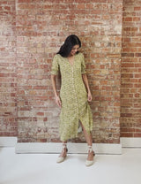 Mellion Dress in Lemon Print